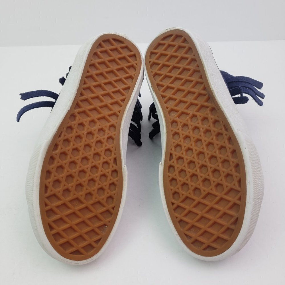 Vans Sk8-Hi Moc Suede Tassel Toddler Girls Size 12.5 Blue Skate Sneaker Shoes - Picture 7 of 8